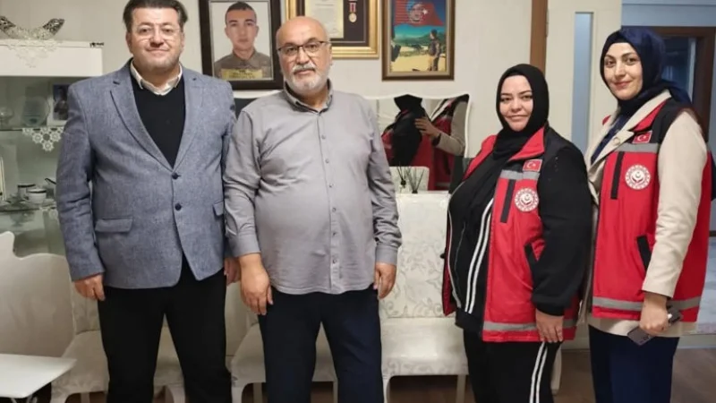 Konya'da Şehit Aileleri ve Gazilere Vefa Ziyaretleri