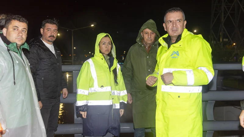 Mersin'de Aşırı Yağış İncelemesi: Ekipler Teyakkuzda