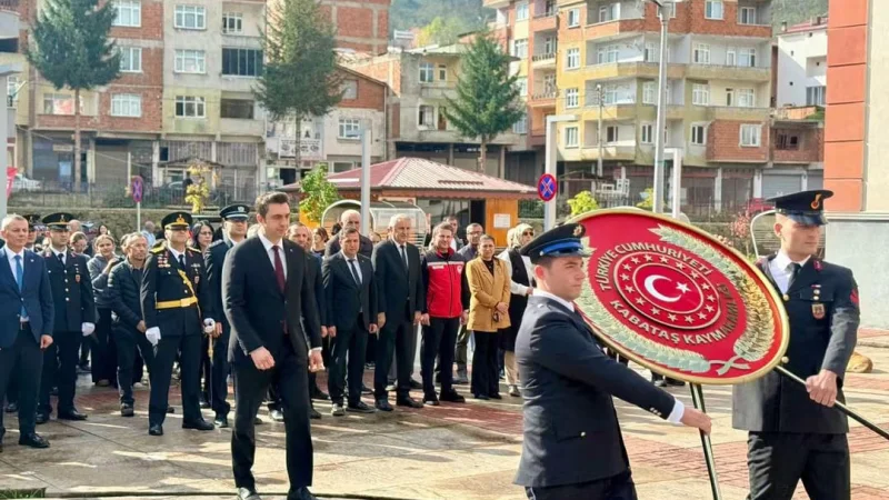Ordu Kabataş'ta 29 Ekim Cumhuriyet Bayramı Törenlerle Kutlandı