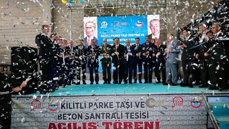 Siirt'te 115 Milyon Liralık Yatırımla Yeni Üretim Tesisi Açıldı