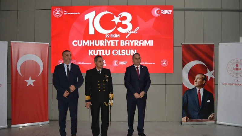 Şişli'de 29 Ekim Cumhuriyet Bayramı Tebrikleri Kabul Edildi