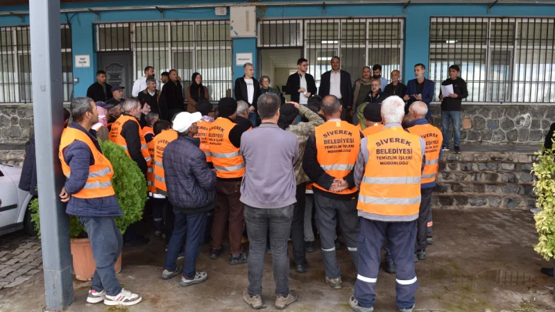 Siverek Belediyesi Personeline Kanser Tarama Kiti Dağıtıldı