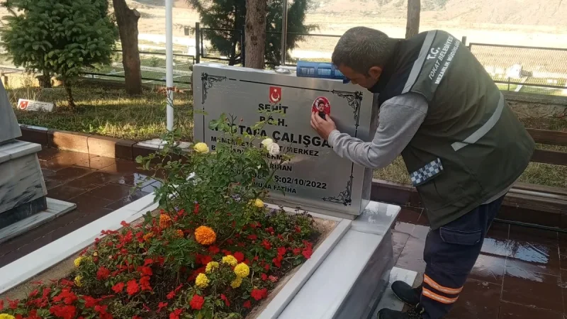 Tokat'ta Erenler Şehitliği'nde Bakım ve Yenileme Çalışmaları Tamamlandı