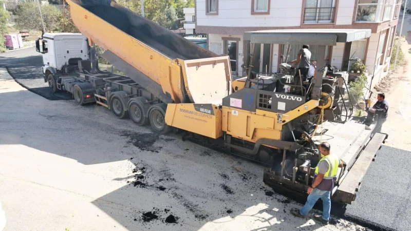 Bodrum'da Ulaşım Altyapısını Güçlendirme Çalışmaları Sürüyor