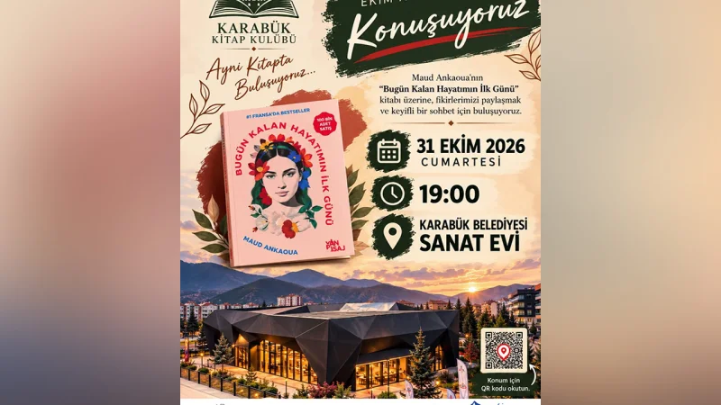 Karabük Belediyesi ve Kitap Kulübü Ekim Ayı Buluşmasında Bir Araya Geliyor